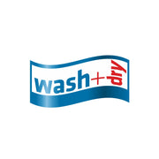 wah+dry logo on a white square