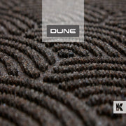 Dune mat close up of 3d ribbed pattern