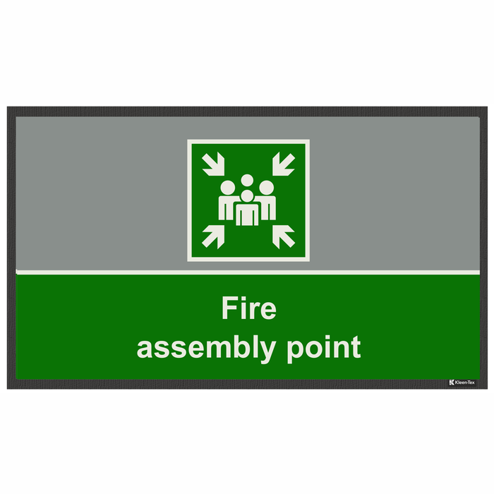 Safety Signage Mat - Fire Exit