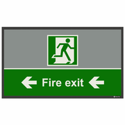 Safety Signage Mat - Fire Exit
